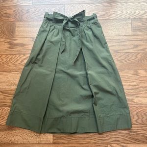 Madewell Women’s Size Small Green Midi Skirt